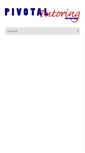 Mobile Screenshot of pivotaltutoring.com